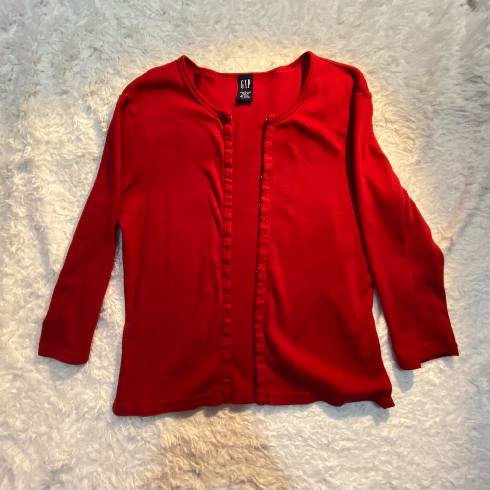 Red GAP cardigan